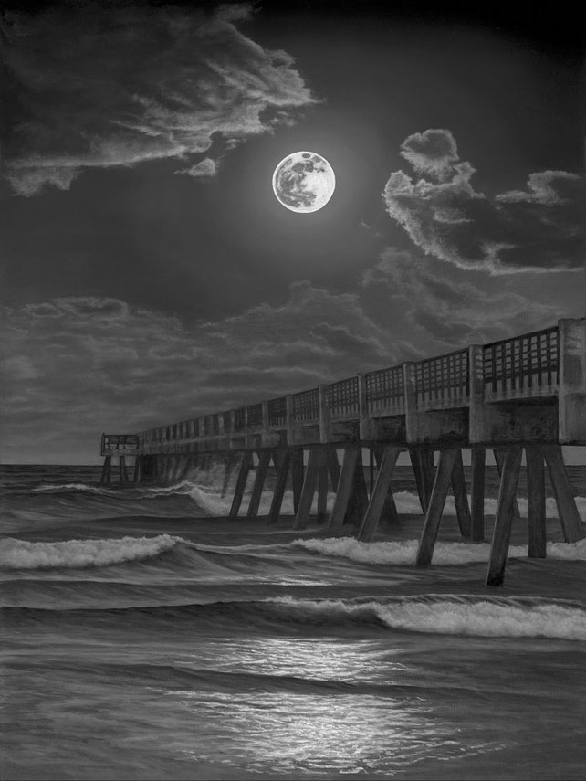 Jax Beach Pier by Phillip Anthony